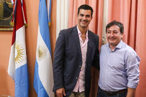 Urtubey se reunió con el intendente de Deán Funes